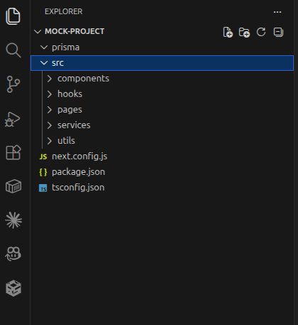 5. Abra qualquer projeto